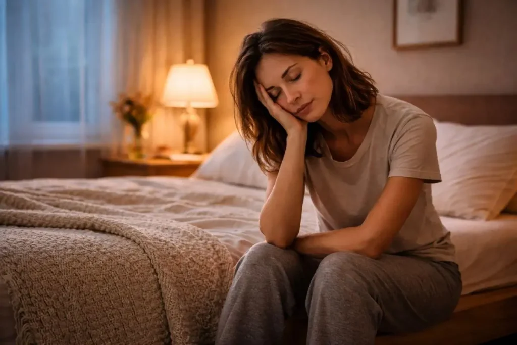 sinais de cansaço físico e mental relacionados ao sono