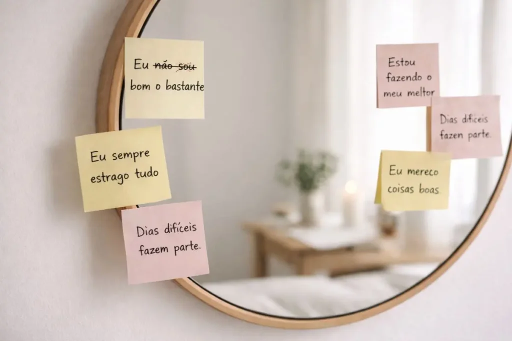 escrita emocional para lidar com pensamentos negativos de forma mais consciente