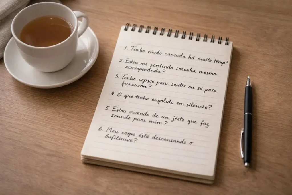 auto-observação para entender por que me sinto triste do nada