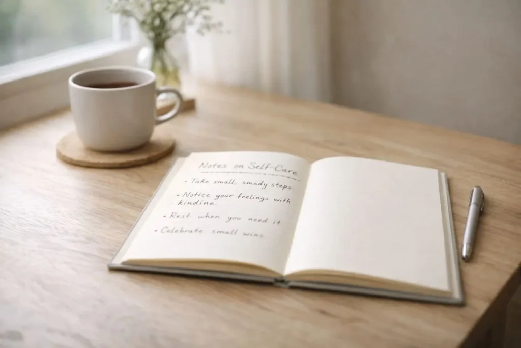 começando a reconstruir a autoestima com práticas de autocuidado emocional