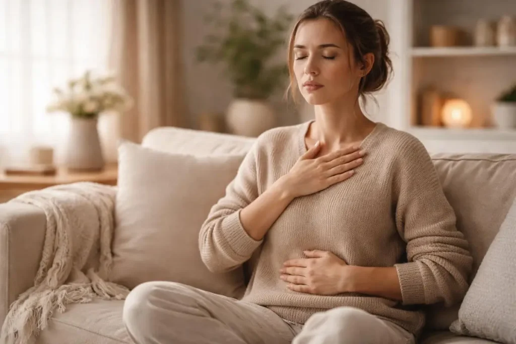 respiração consciente para crise de ansiedade